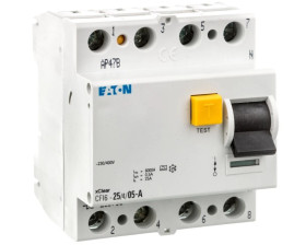 Wyłącznik różnicowoprądowy 4P 24A 0,5A typ A CFI6-25/4/05-A-DE 235783