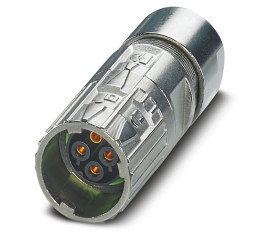 Złącze wielostykowe przemysłowe 4-pinowe M17 Montaż na kablu Gniazdo Phoenix Contact