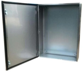 Szafka ścienna rozdzielcza, materiał: Stal nierdzewna typu 304, IP66, 600 x 800 x 250mm, RS PRO