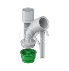 Łącznik ścienno-sufitowy 30°, wysokość 77 mm, 1202-04