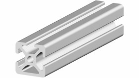Profil 20 x 20 mm RS PRO Profil rozpórki długość 1000mm rozmiar rowka 5mm liczba rowków 3 Aluminium