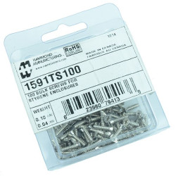 1551 / 1591 Series Hammond Replacement Screws 100pk 1591TS100
