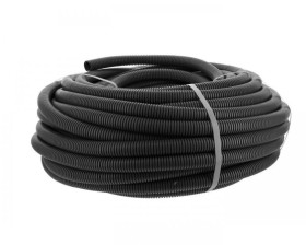 Rura ochronna stalowa pokryta PCV WOT 29 BK czarna E03DK-10030102701 /25m/