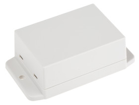 Obudowa ABS szerokość zew. 50 mm długość zew. 70 mm wys. zew. 29 mm RS PRO Biały