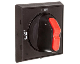 Pokrętło pośrednie czarne IP65 z blokadą do OT16-125F OHBS2AJ1 1SCA105215R1001