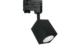 Lampa Oscar-Track-Alu-B/B-3F Czarna Z Czarnym Przegubem 1Xgu10 Luxsystem-3F...