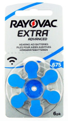 RAYOVAC 675 bateria powietrzna do aparatów słuchowych (6szt)