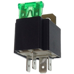 Przekaźnik samochodowy 30A +bezp bezpiecznik FLS825FU z bezpiecznikiem