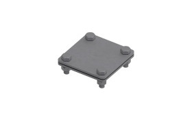 Złącze uniwersalne 2-elem. 80x80 bednarka-bednarka stal ocynkowana ogniowo 215.1 OG 21500102