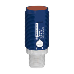 Czujniki fotoelektryczne Rozproszony z tłumieniem tła Cylindryczne Telemecanique Sensors Dyskretne zakres 0,3 m