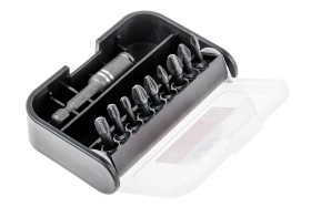 Zestaw końcówek do wkrętaka Phillips, Pozidriv, Star l. elementów: 10 rozmiar: PH2, PH3, PZ1, PZ2, PZ3, T20, T25, T30