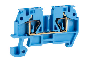 Listwa zaciskowa uziemienia RS PRO poziomy: 1 24 → 12AWGsprężynowa 24A 630 V