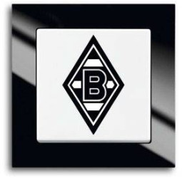 Przełącznik schodowy Płytka przycisku Busch-Jaeger Axcent 2000/6UJ/05, biały, czarny