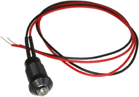 Lampka kontrolna do montażu panelowego, czerwona Oxley