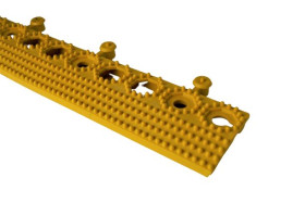 Płytka antypoślizgowa Otwory Żółty Płytka RS PRO PVC