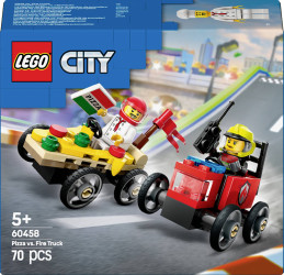 LEGO® CITY 60458 Samochód dostawczy pizzy kontra wóz strażacki