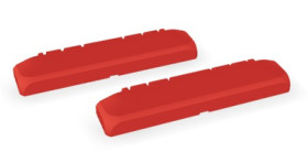 Hinge, PC, (L x W x H) 16.4 x 125 x 24.5 mm, red, for B 1413../B 1813../B 2213.., 96310200