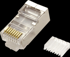 21993063 RJ45 modular plug, Cat. 6a, shielded, 10 pieces
