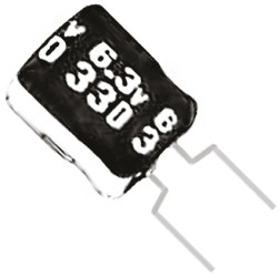 Kondensator 10μF 50V dc Radialny, Otwór przelotowy Rubycon roztaw: 5mm 5 (Dia.) x 7mm