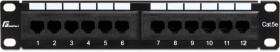 Patch panel 10 12 portów (PGF-5EUTP12-B4) GETFORT