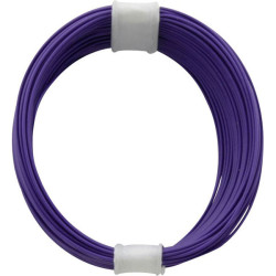 Donau 110-6 Wire 1x0.04mm&#xB2; Violet Copper 10m Plastic Insulated