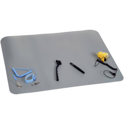 Quadrios 2001EC002 ESD bench mat set Grey 650 mm x 500 mm Antistatic Mat