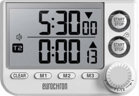 Timer Eurochron EDT 8002 cyfrowy biały