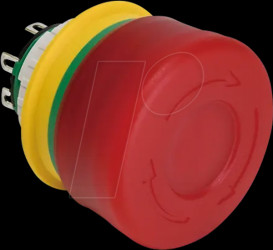 XA1E-LV3SG02Q4R Emergency stop button, 16 mm, illuminated, emergency stop, short