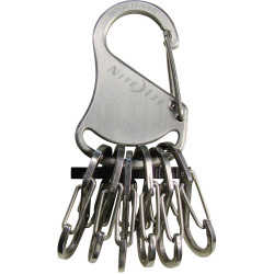 NITE Ize NI-KLK-11-R3 KeyRack Locker Silver 1 pc Key carabiner