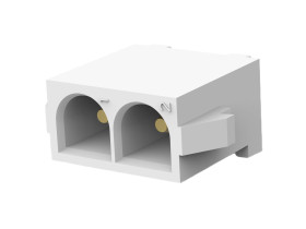 Listwa stykowa PCB 2-pinowe MATE-N-LOK raster: 6.35 mm Pionowy 1-rzędowe TE Connectivity Płyta60 V W osłonie