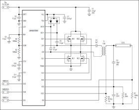 High-Efficiency CCFL Backlight Controller with SMBus Interface