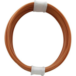 Donau 110-7 Elektronik 1-Wire Kupferlitze Orange 0.04mm&#xB2; 10m