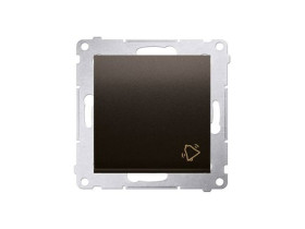 SIMON 54 Wyłącznik zwierny przycisk „dzwonek” (moduł) zaciski śrubowe brąz mat DD1A.01/46 KONTAKT SIMON