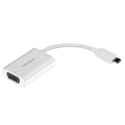 Adapter, 1920 x 1200, do wyświetlaczy: 1, USB C, USB C, VGA