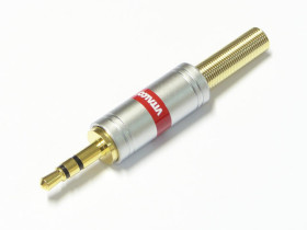Wtyk JACK 3.5mm stereo JW490 Vitalco (na przewód 4mm)