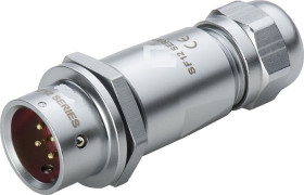 Złącze wielostykowe przemysłowe 3-pinowe M12 Montaż na kablu Gniazdo RS PRO