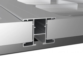 Listwa uszczelnionego dachu dla wiat i carportów fotowoltaicznych/PROFIL 31/srebrny 637