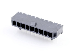 Molex Listwa kołkowa, męska, do wbudowania, standardowa Ilość pinów 9 Wymiary siatki: 3.00 mm 436500900 1 szt. paleta