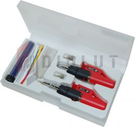 Lutownica gaz.+ gorące powietrze zestaw Aries AR-ES630KB