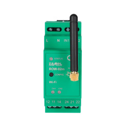 Odbiornik WiFi ROW-02M 2-kan przekaźnik 230V sterowanie SUPLA ZAMEL TH35 (DIN)