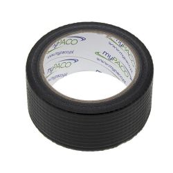 Taśma klejąca wodoodporna HQ myPACKO DUCK BLACK 48mm 25m