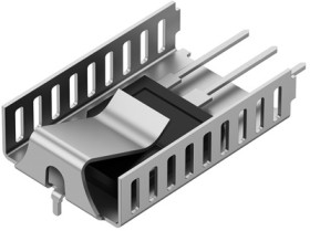 Clip-on heatsink, (L x W x H) 36 x 23 x 9 mm, 19.6 K/W, solderable surface, 10151949