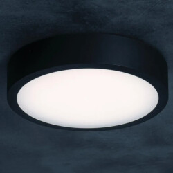 Plafoniera LED DABER 8-13W CCT B Ø25 max1490lm bar. neutralna/ciepła IP66 IK10 czarny PZH 5 lat Gwar. 39022