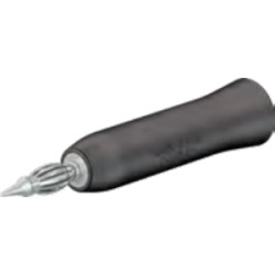 Clip-on test probe, clip-on 4 mm test probe, 1000 V, CAT II, blue, 68.9481-23