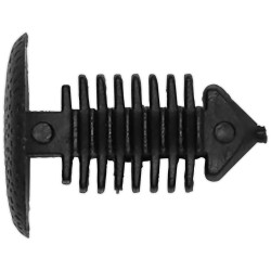 Sealey TCFT1418 Fir Tree Clip, Carpet/Trim, Black, &#xD8;14mm x 18mm, GM - Pack of 20