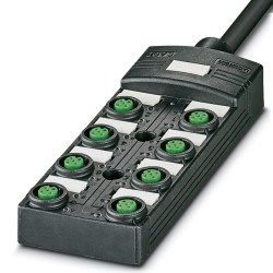 Skrzynka czujnika porty: 8 M12 kabel: 10m