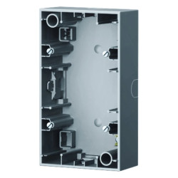 K.5 Puszka natynkowa 2-krotna pionowa stal szlachetna lakierowana 10427004