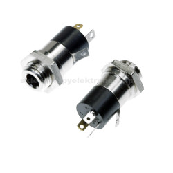 Gniazdo Jack 3.5mm proste do chassis Lumberg 4 tory