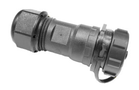 Przemysłowe złącze okrągłe 5-pinowe SP21 Mocowanie kablowe liniowe Gniazdo RS PRO Żeńskie IP68 SP21