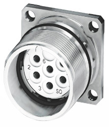 Złącze wielostykowe przemysłowe 6-pinowe M23 Montaż w przegrodzie Gniazdo Phoenix Contact